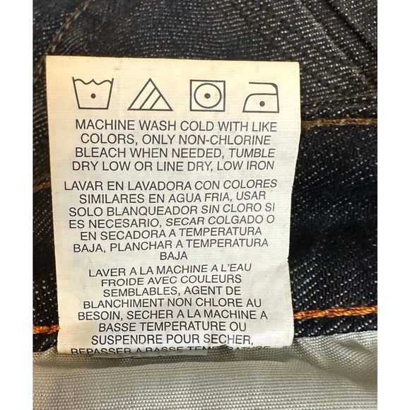 LEE Jeans Men 42X32 Straight Leg Mid-Rise Dark Blue‎ Denim Causal - Picture 5 of 9